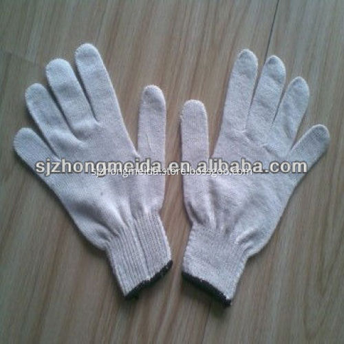 String Knitted Polycotton Gloves